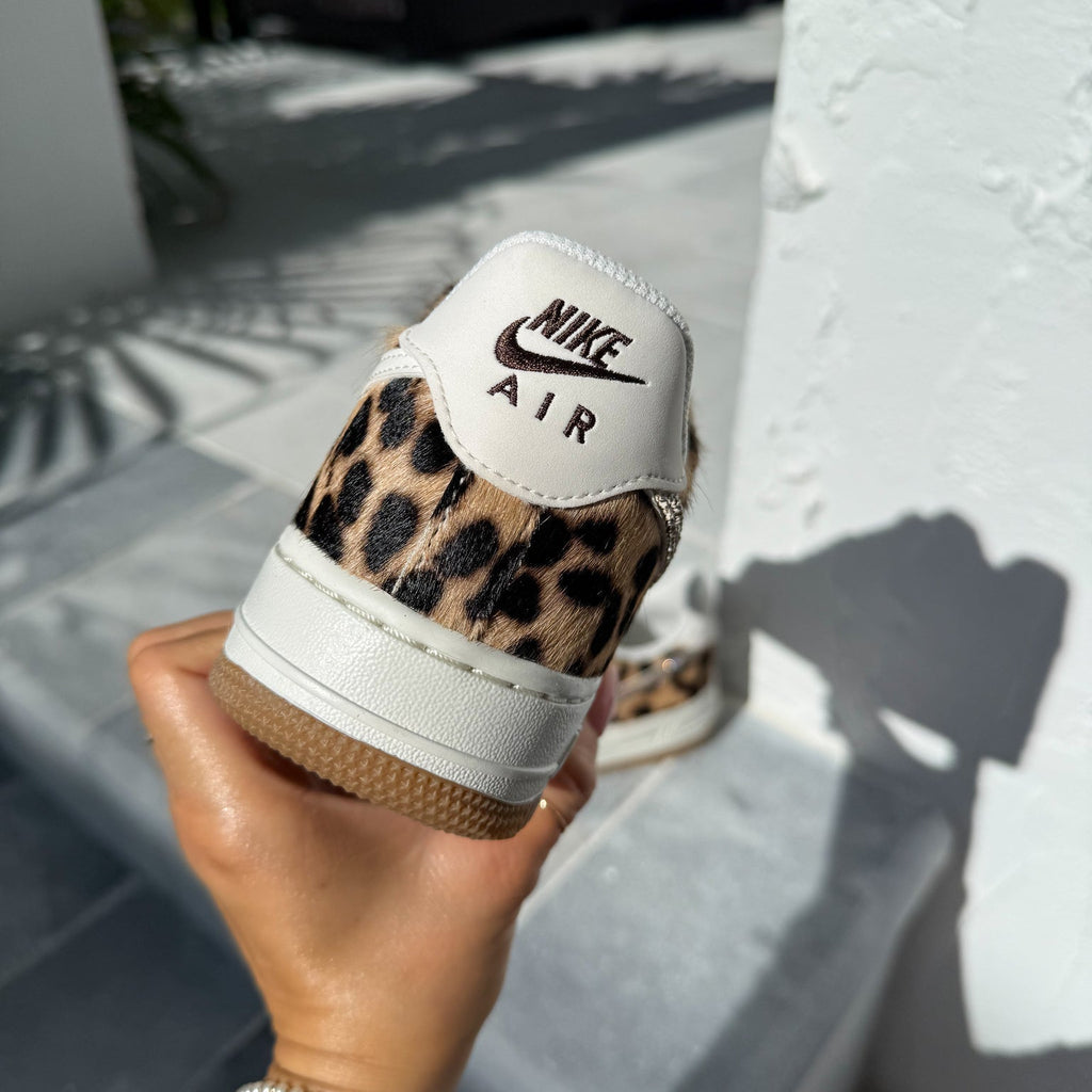 Swarovski x Nike Leopard Air Force 1 Sneakers product image 5, provided for visual reference and product detail review