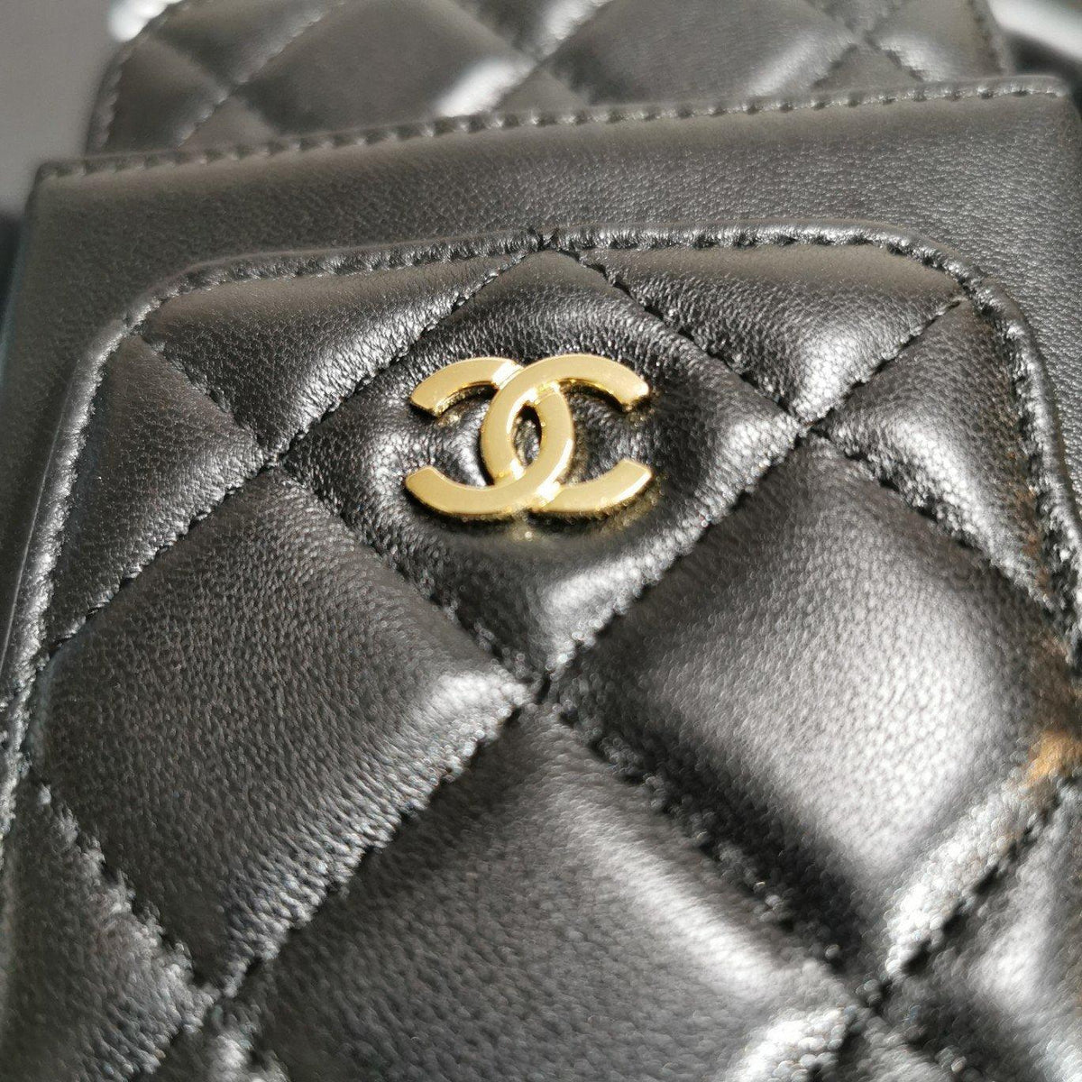 Chanel Lambskin Phone Holder Wallet product image 8, provided for visual reference and product detail review