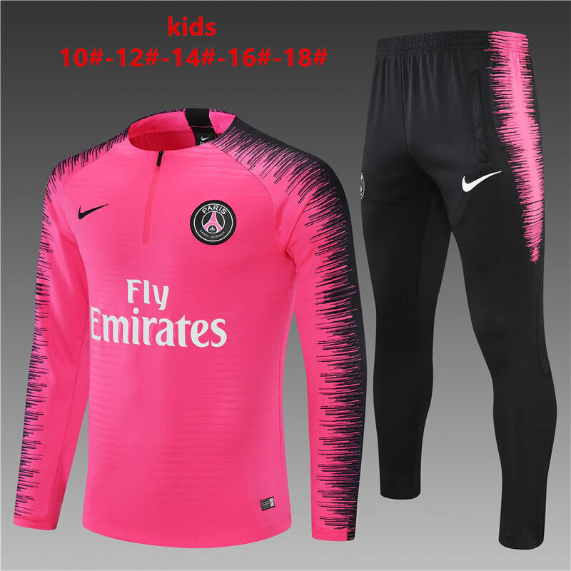 Kids PSG Training Tracksuits 2018-19 Football Kit Soccer product image 1