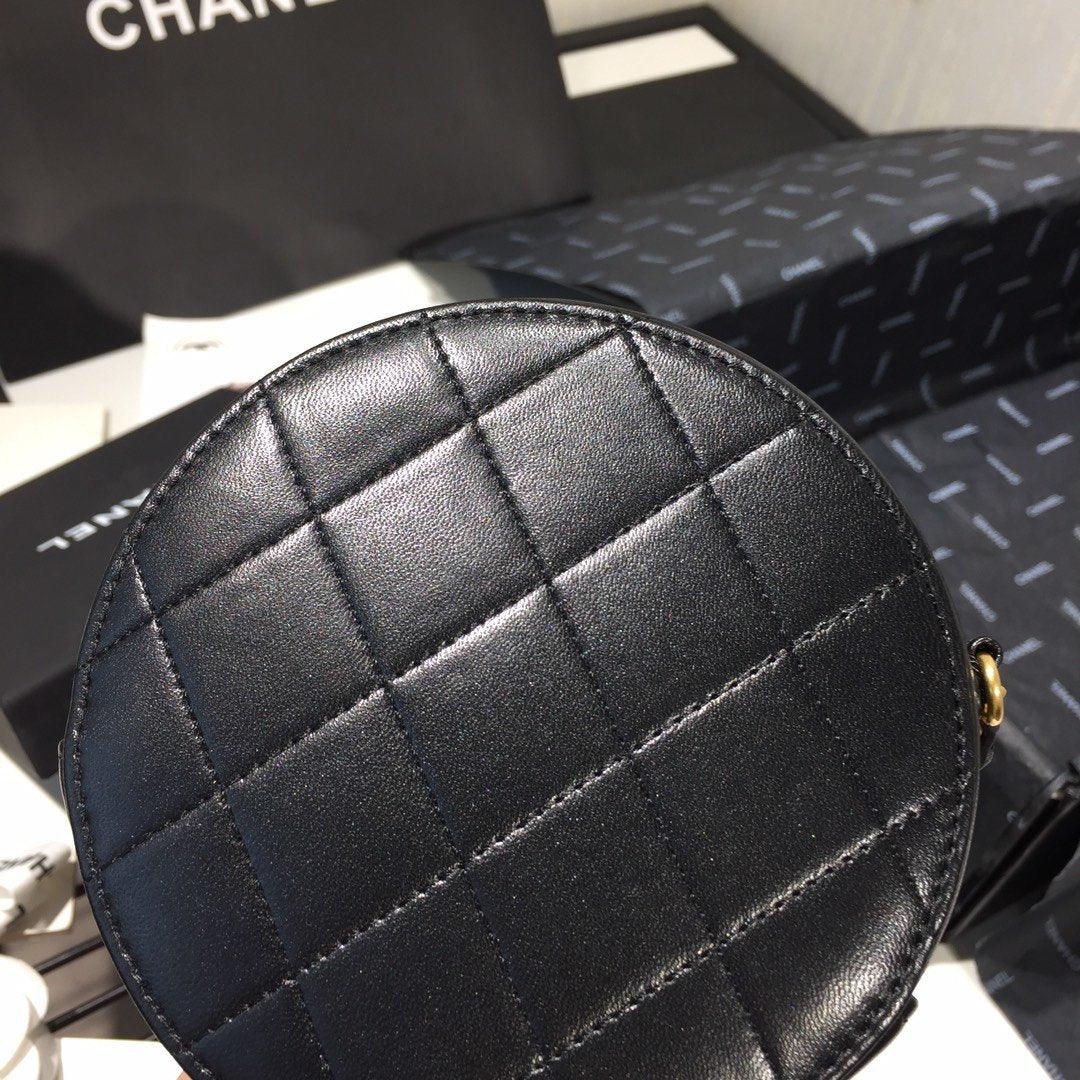 Chanel Pearl Round Clutch with Chain - Black product image 6, provided for visual reference and product detail review