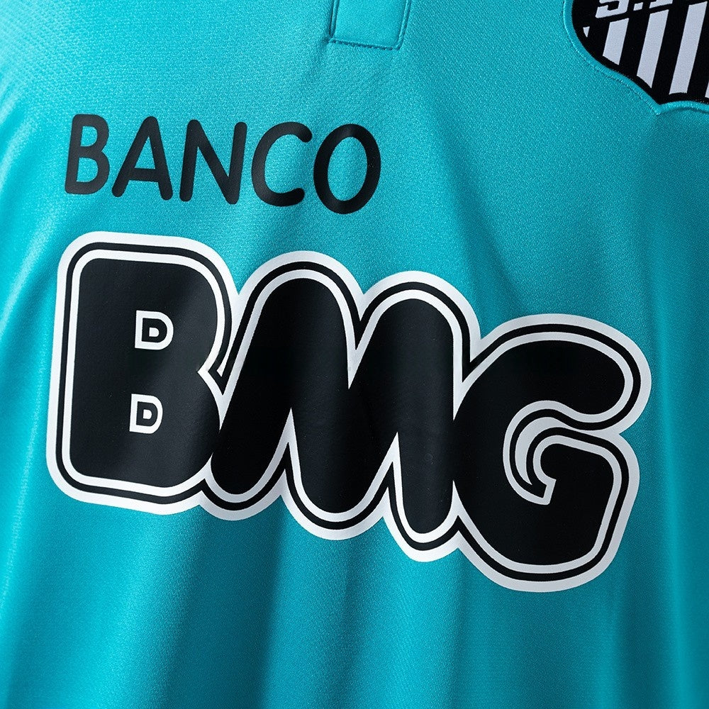 Santos Jersey 2012/13 Blue Retro Football Kit Long Sleeves product image 7