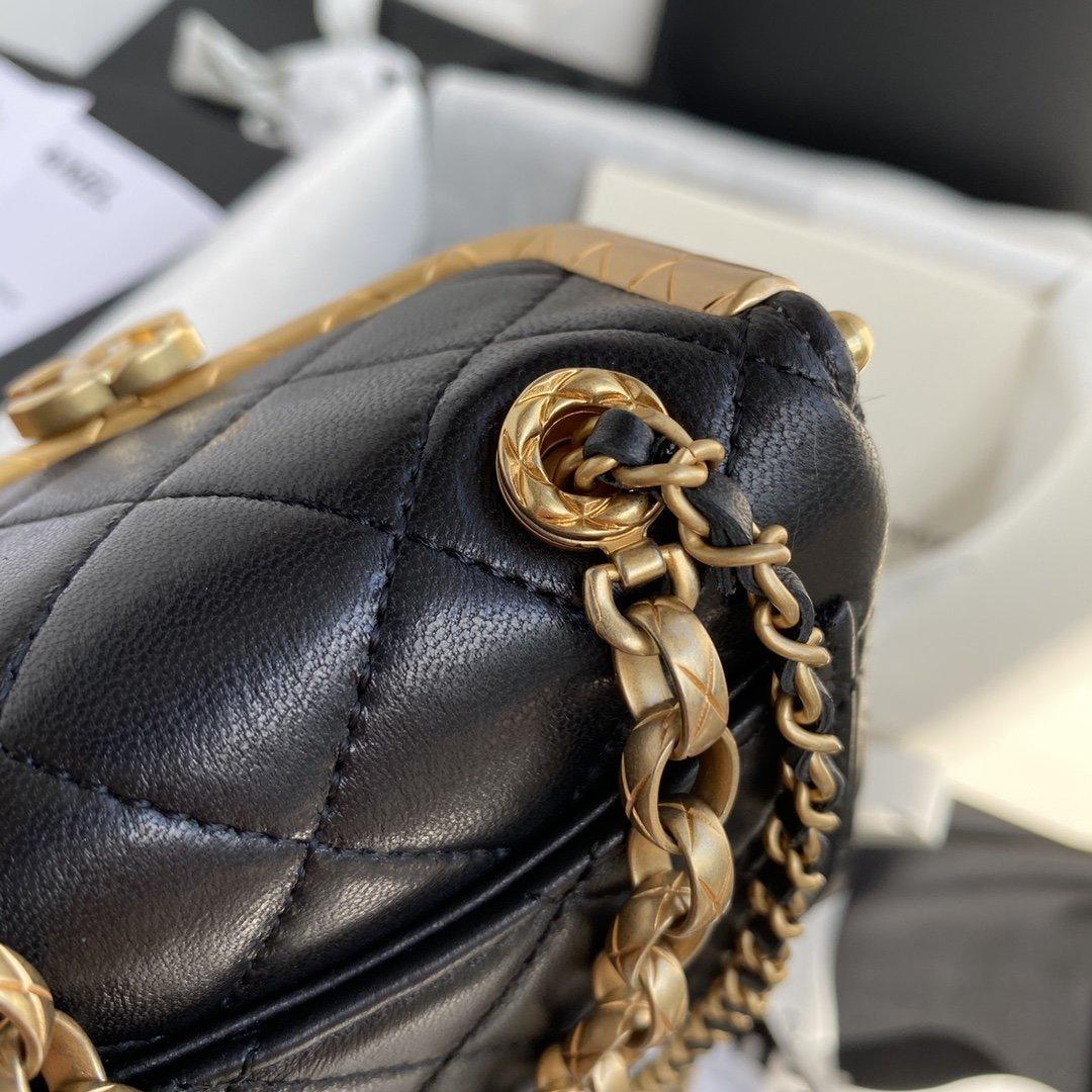 Chanel Small Kiss-Lock Bag - Black product image 8, provided for visual reference and product detail review