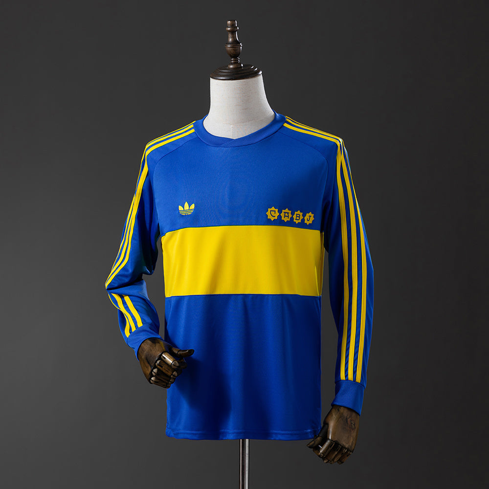 Boca Juniors Jersey 1981-82 Home Retro Football Kit Long