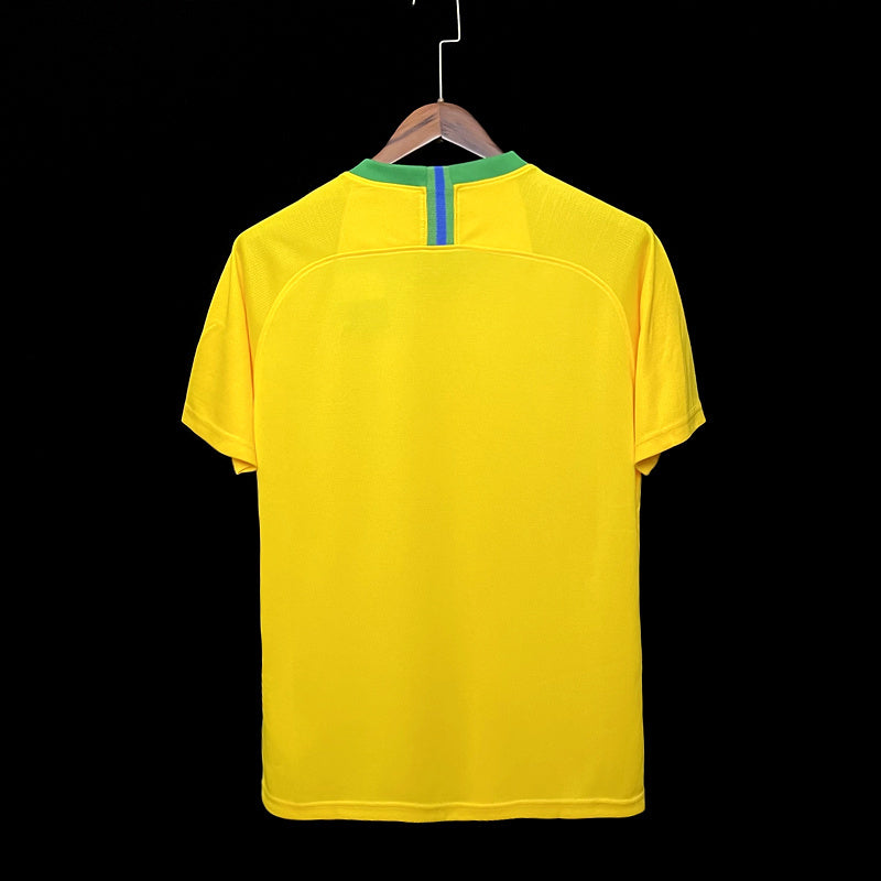 Brazil Home Jersey 2018 Retro Football Kit Soccer Shirt product image 2