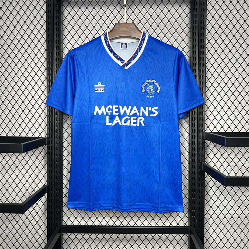 Retro Rangers Home Kit 1990 1992 Football Jersey product image 1