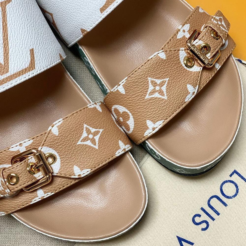 Louis Vuitton Bom Dia Mule Slides Sandals product image 3, provided for visual reference and product detail review