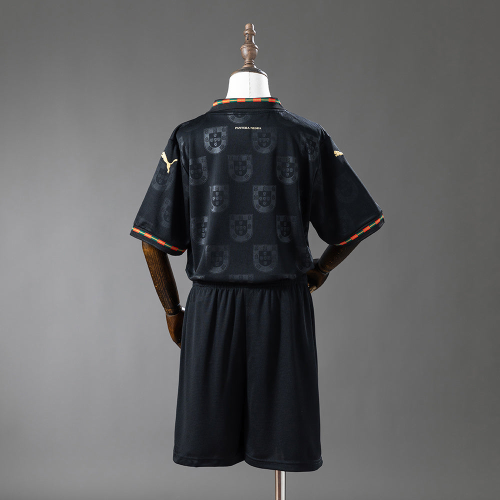 Kids Portugal Jersey 25/26 Black Football Kit product image 2