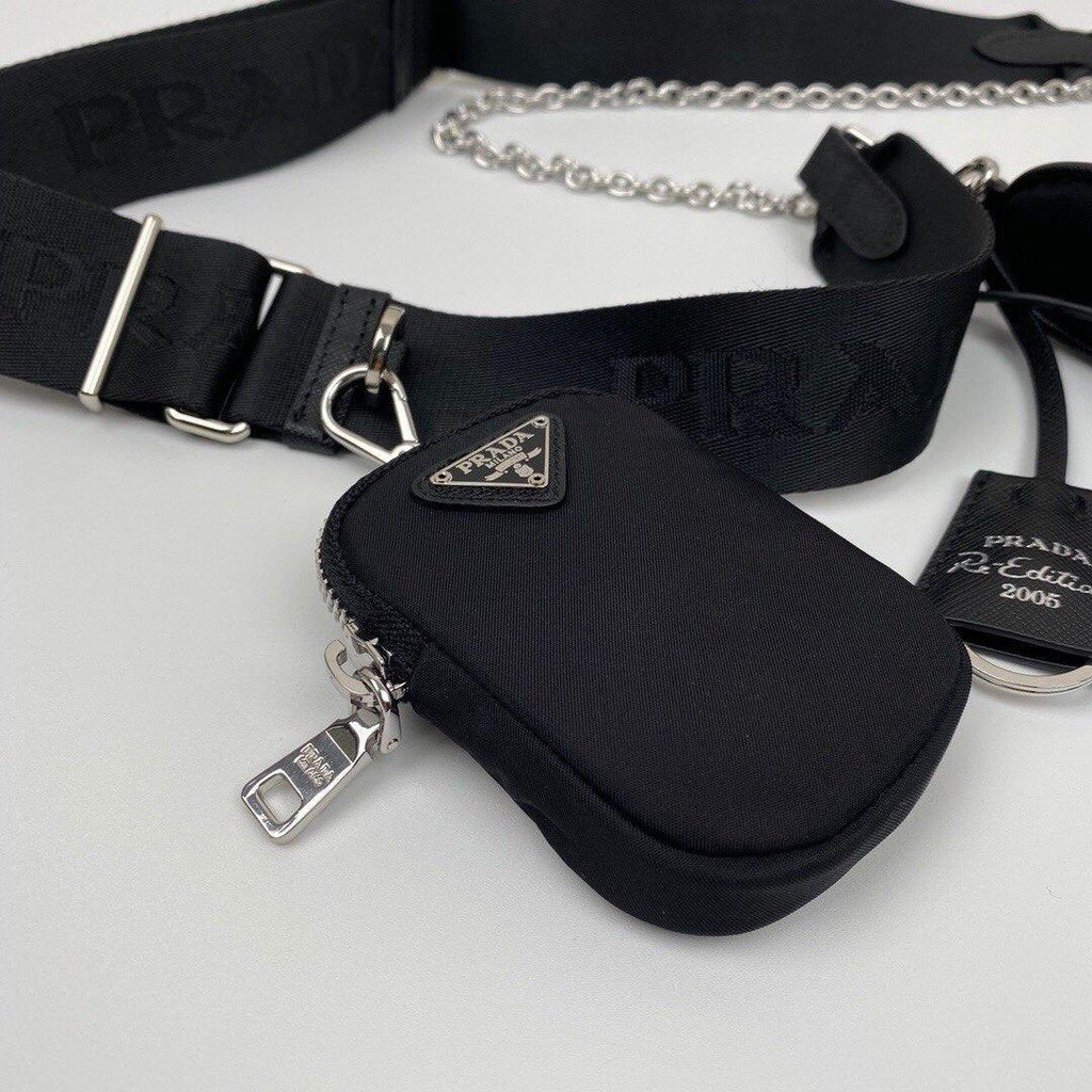 Prada Re-Edition 2005 Re Nylon Bag - Black product image 8, provided for visual reference and product detail review