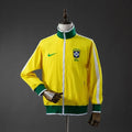 Brazil Windbreaker 2010-11 Yellow Football Kit Soccer Jersey product image 1