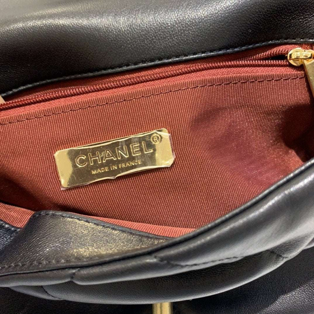 Chanel 19 Small Flap Bag Black product image 7, provided for visual reference and product detail review