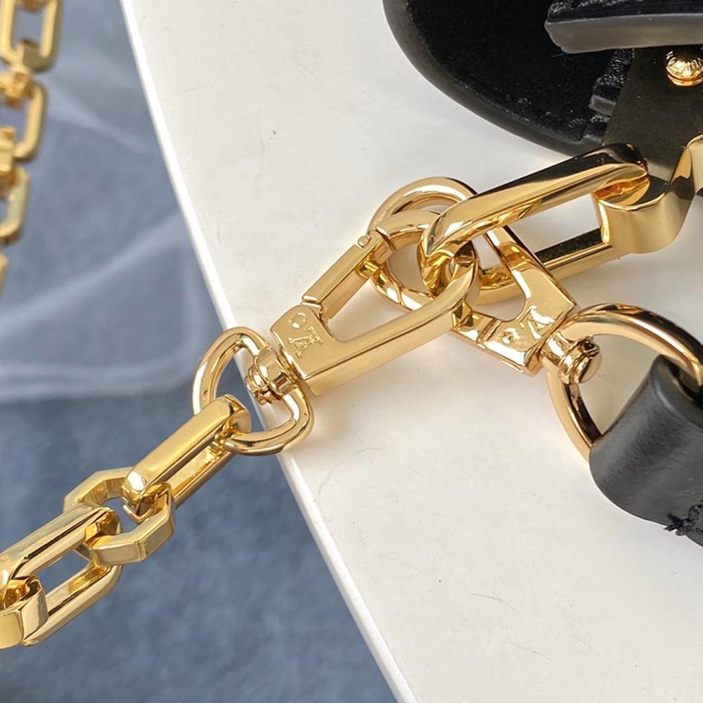 LV Dauphine MM Black Smooth Handbag product image 7, provided for visual reference and product detail review