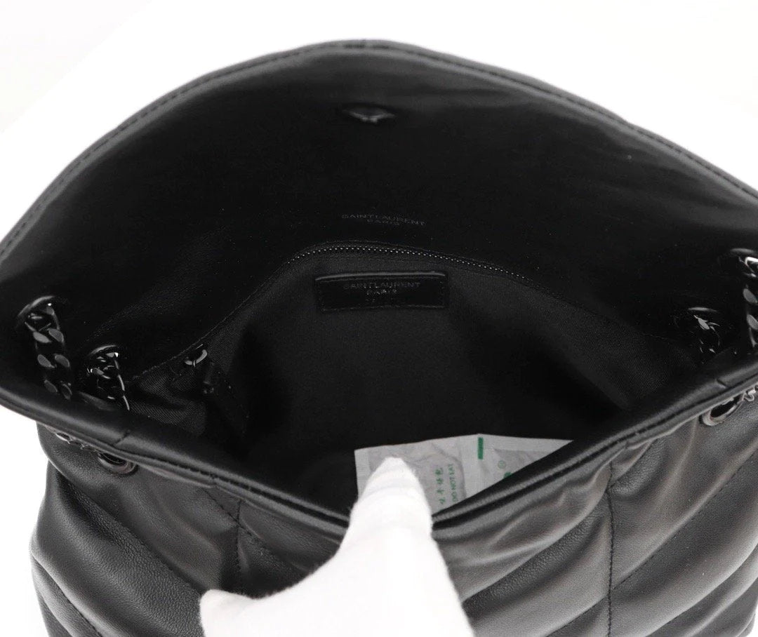 Saint Laurent Loulou Shoulder Bag - Black product image 8, provided for visual reference and product detail review