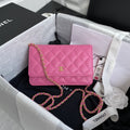 Chanel Wallet On Chain Pink product image 1, provided for visual reference and product detail review