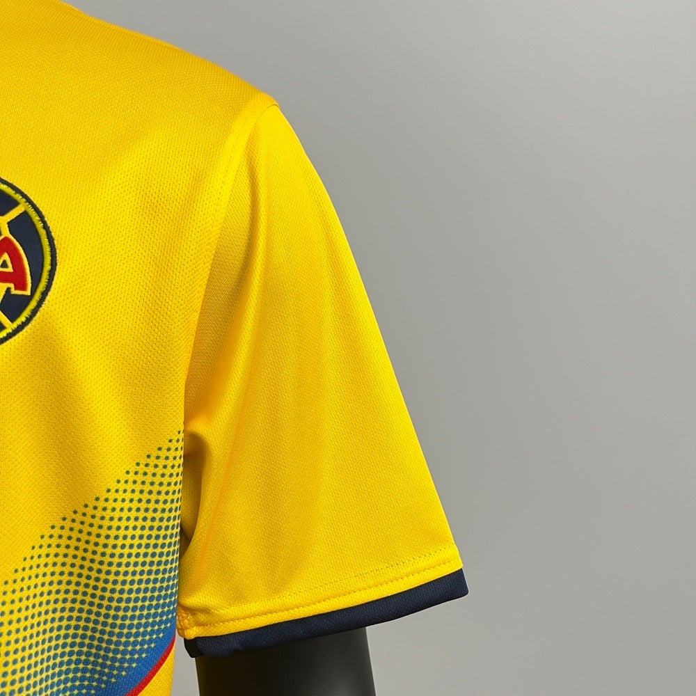 Retro Club America Jersey 2013-14 Home Yellow Football Kit product image 6