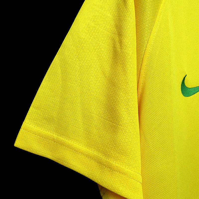 Brazil Home Jersey 2018 Retro Football Kit Soccer Shirt product image 7
