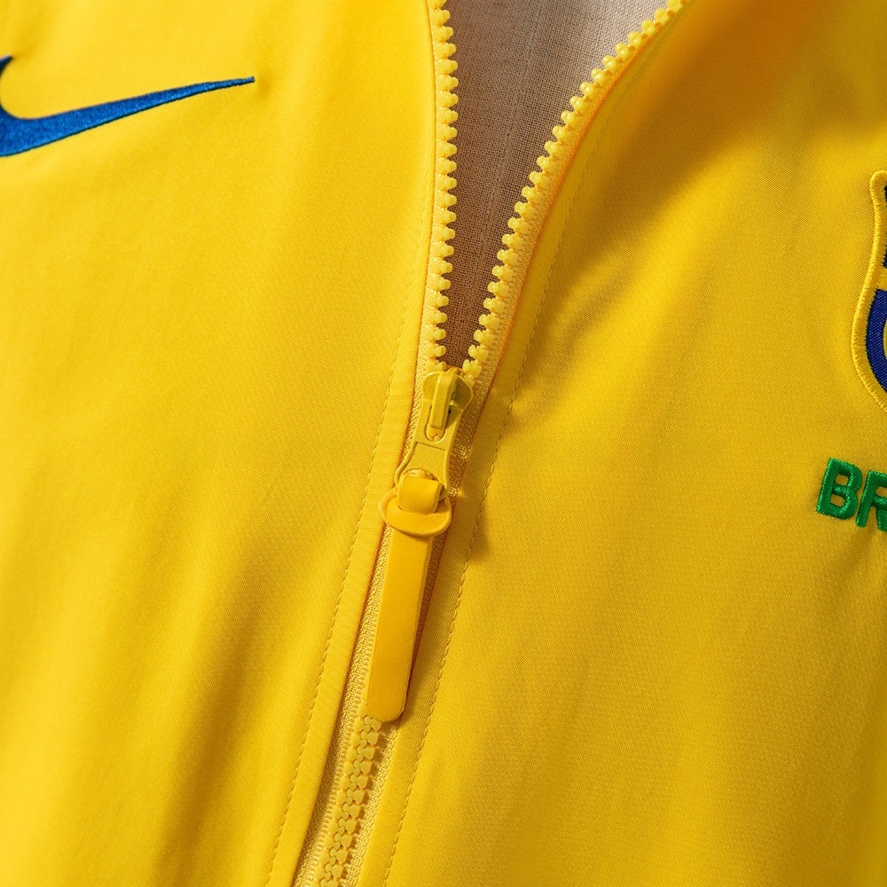 Brazil Windbreaker 2025/26 Yellow Football Jacket product image 5