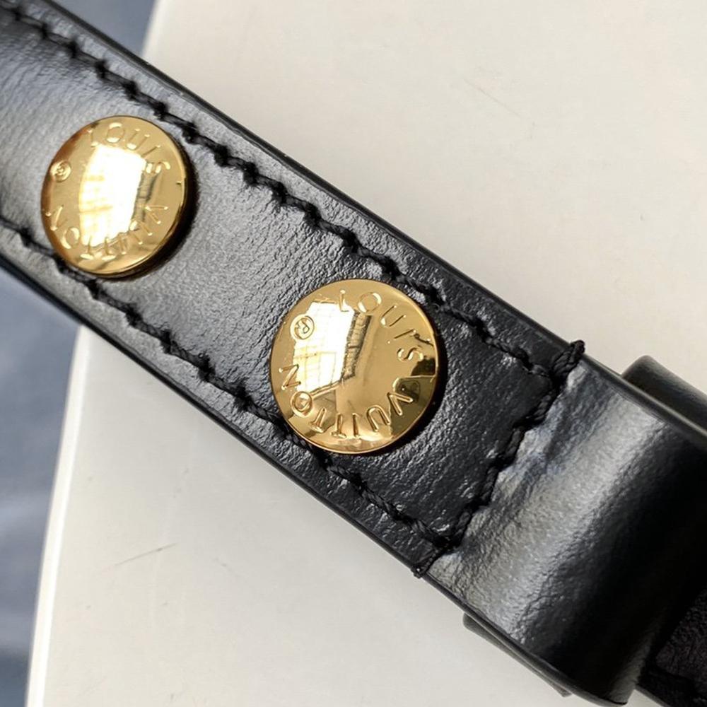 LV Dauphine MM Black Smooth Handbag product image 8, provided for visual reference and product detail review