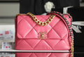 Chanel 19 Flap Bag Medium Pink - 30cm product image 1, provided for visual reference and product detail review