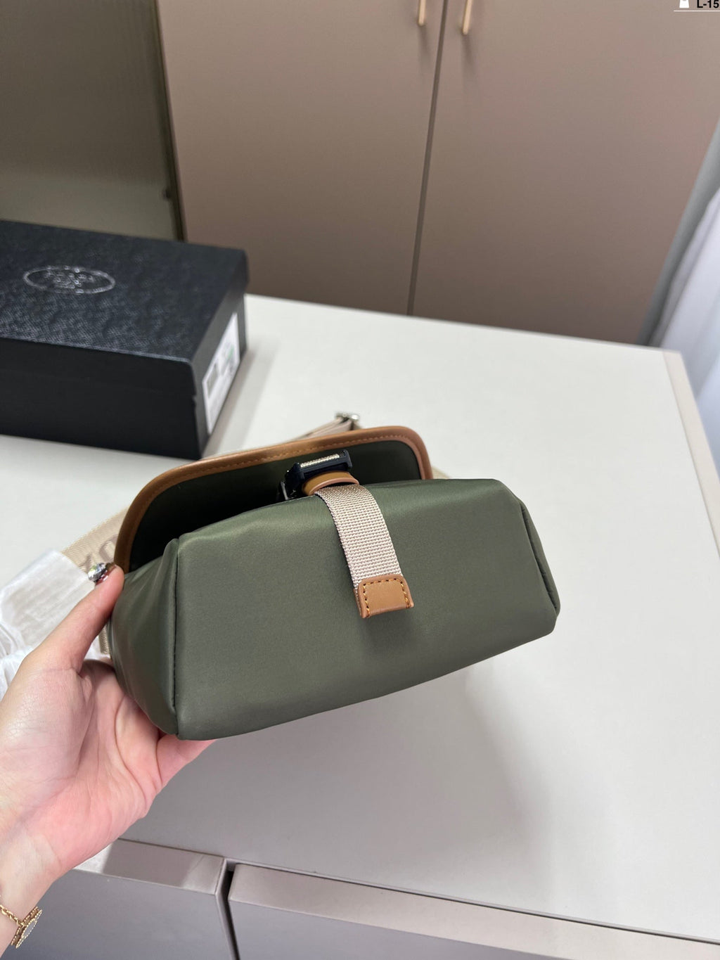 Prada Vintage Messenger Bag Crossbody - Green product image 4, provided for visual reference and product detail review