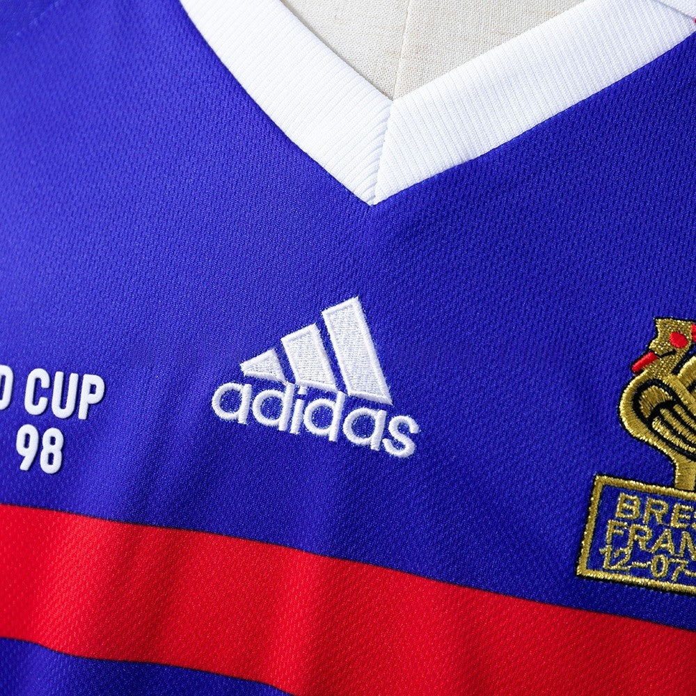 France Jersey 1998 Home Retro Football Kit Long Sleeves product image 4