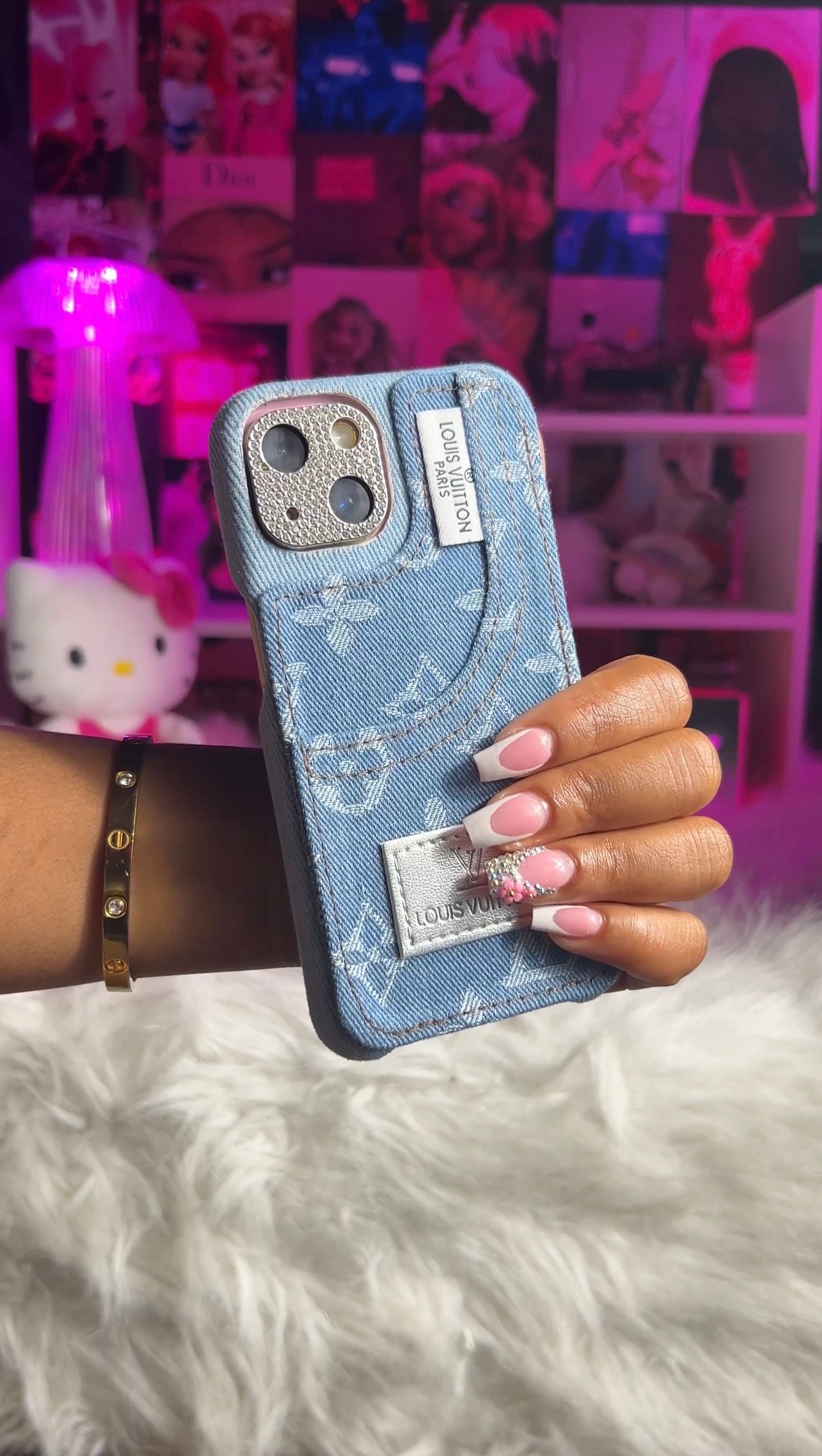 Designer Denim iPhone Case product image 1, provided for visual reference and product detail review