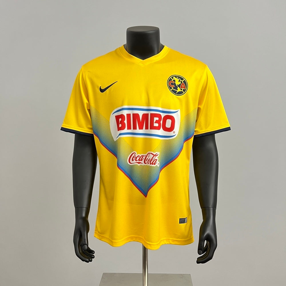 Retro Club America Jersey 2013-14 Home Yellow Football Kit product image 1