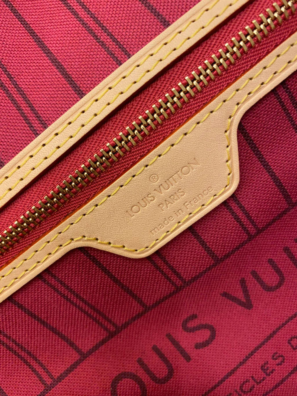 Louis Vuitton Tote Leather Bag - Khaki product image 8, provided for visual reference and product detail review