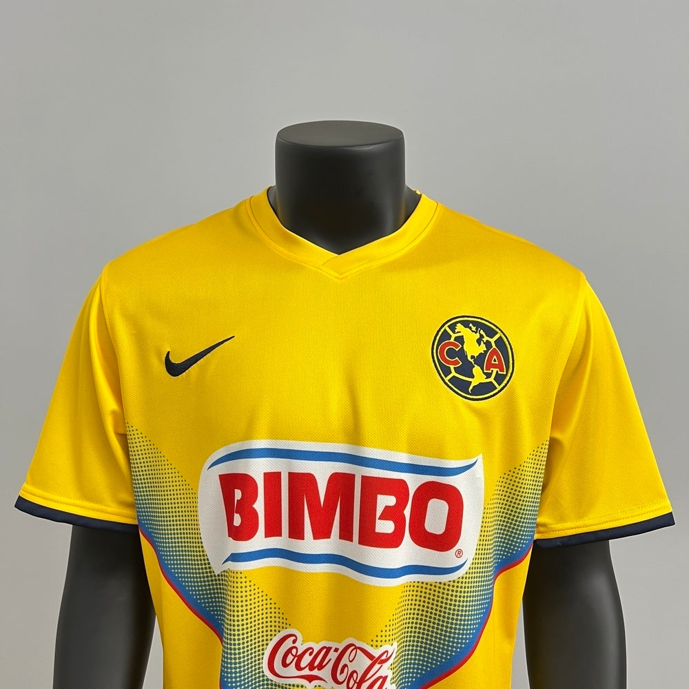 Retro Club America Jersey 2013-14 Home Yellow Football Kit product image 8