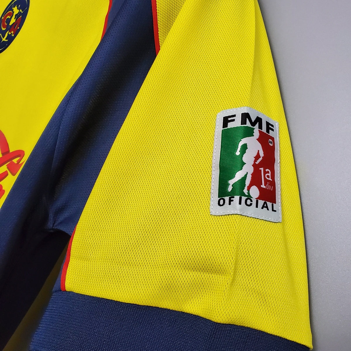 Retro Club America Jersey 2001-02 Home Yellow Football Kit product image 4