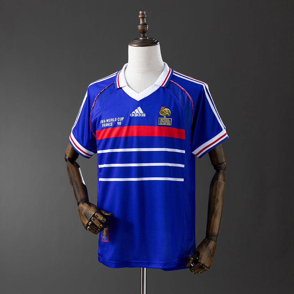 France Jersey 1998 Home Retro Football Kit product image 1