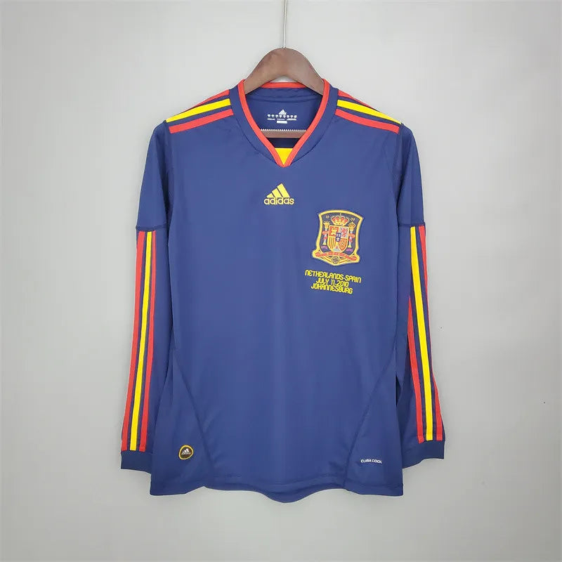 Spain Jersey Away kit 2010 Retro Long Sleeves Football Team product image 1