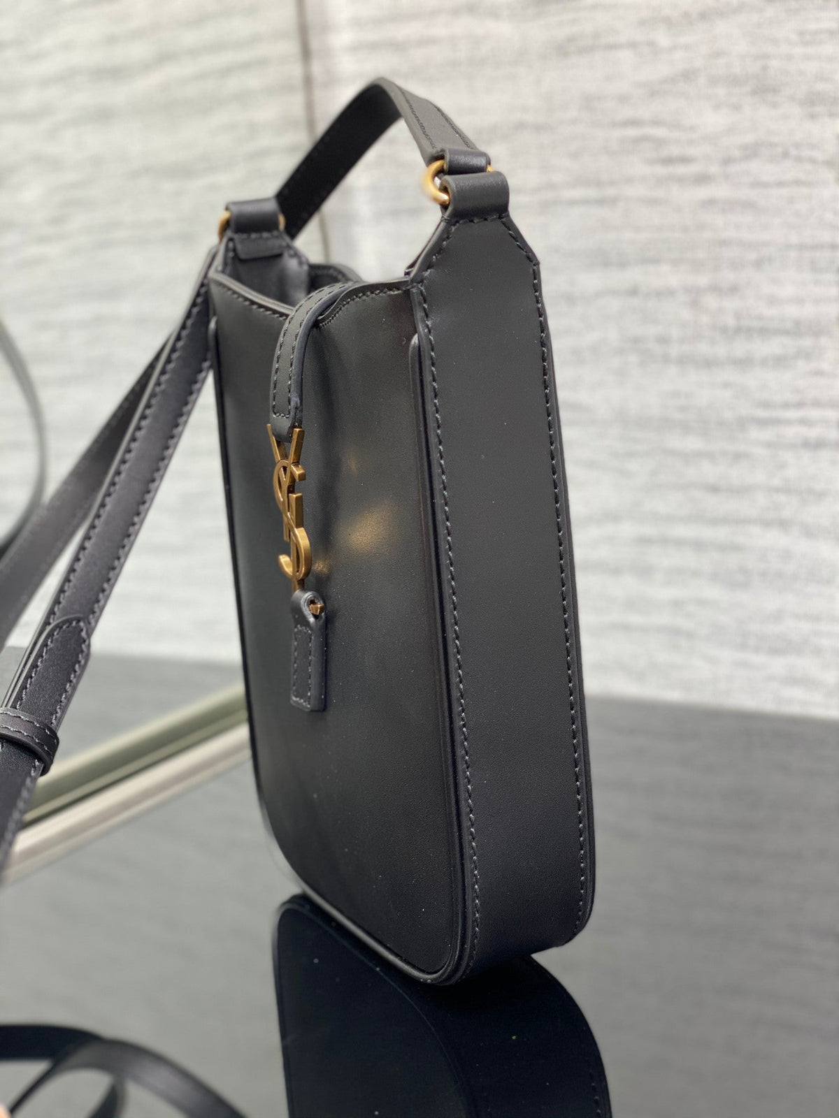 YSL Le 5 a 7 Mini Black Bag product image 3, provided for visual reference and product detail review