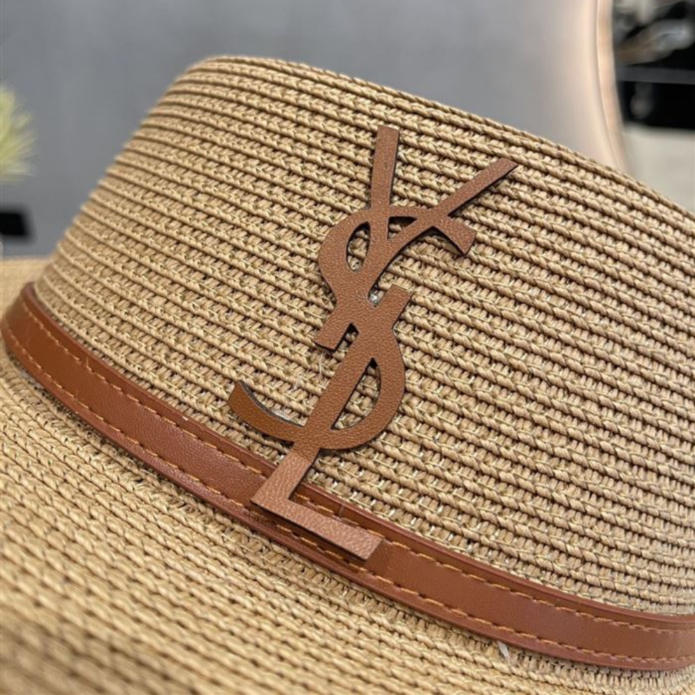 YSL - Straw Fedora Hat product image 4, provided for visual reference and product detail review