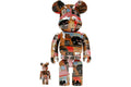 Bearbrick Andy Warhol x Jean-Michel Basquiat #2 100% & 400% Set product image 1, provided for visual reference and product