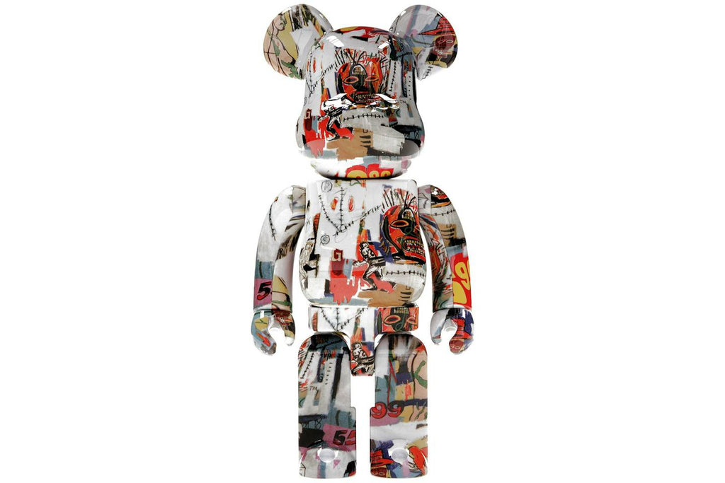 Bearbrick Andy Warhol x Jean-Michel Basquiat #4 400% product image 1, provided for visual reference and product detail review