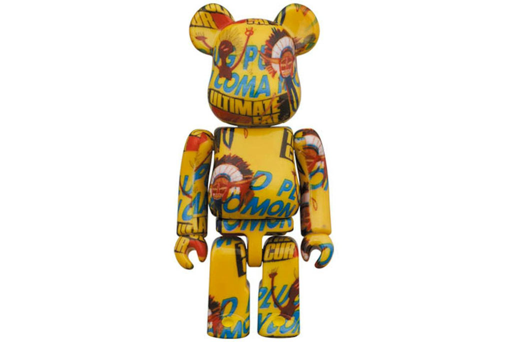 Bearbrick Andy Warhol x Jean-Michel Basquiat #3 100% & 400% Set product image 2, provided for visual reference and product