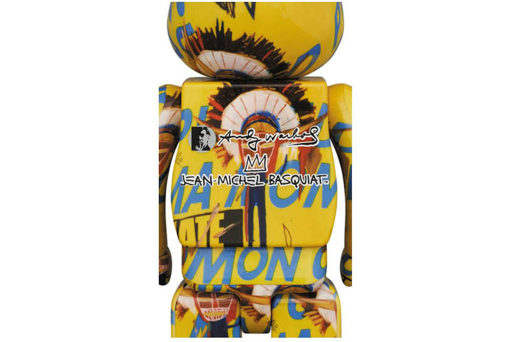 Bearbrick Andy Warhol x Jean-Michel Basquiat #3 100% & 400% Set product image 3, provided for visual reference and product