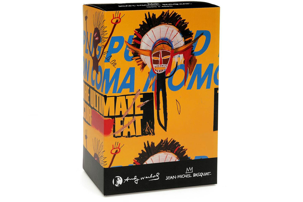 Bearbrick Andy Warhol x Jean-Michel Basquiat #3 100% & 400% Set product image 4, provided for visual reference and product