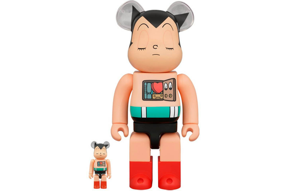 Bearbrick Astro Boy Sleeping Ver. 100% & 400% Set product image 1, provided for visual reference and product detail review