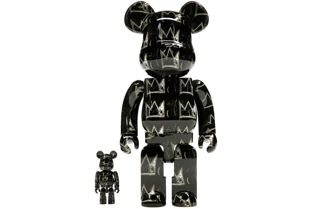 Bearbrick Jean-Michel Basquiat #8 100% & 400% Set product image 1, provided for visual reference and product detail review