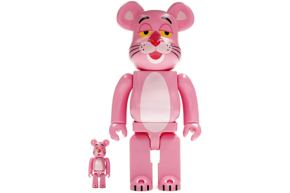 Bearbrick Pink Panther 100% & 400% Set