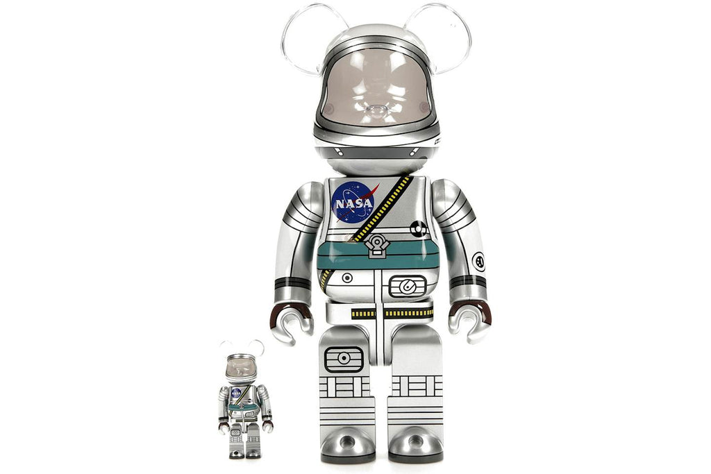 Bearbrick Project Mercury Astronaut 100% & 400% Set product image 2, provided for visual reference and product detail review