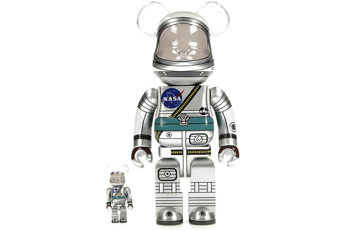 Bearbrick Project Mercury Astronaut 100% & 400% Set product image 2, provided for visual reference and product detail review