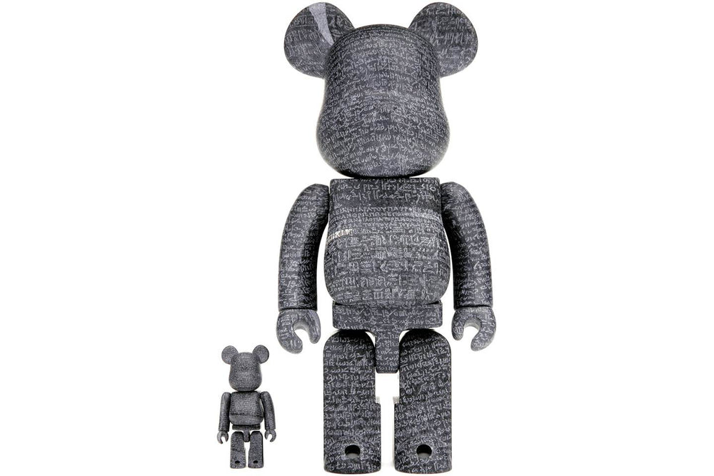 Bearbrick x British Museum Rosetta Stone Figure Set - 100% & 400%