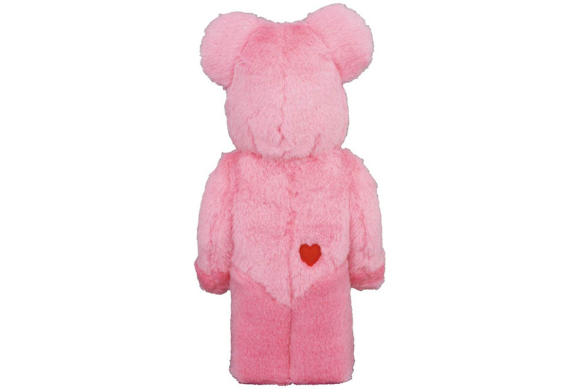 Bearbrick x Care Bears Cheer Bear Costume Version Figure - 400%, Pink product image 2, provided for visual reference and