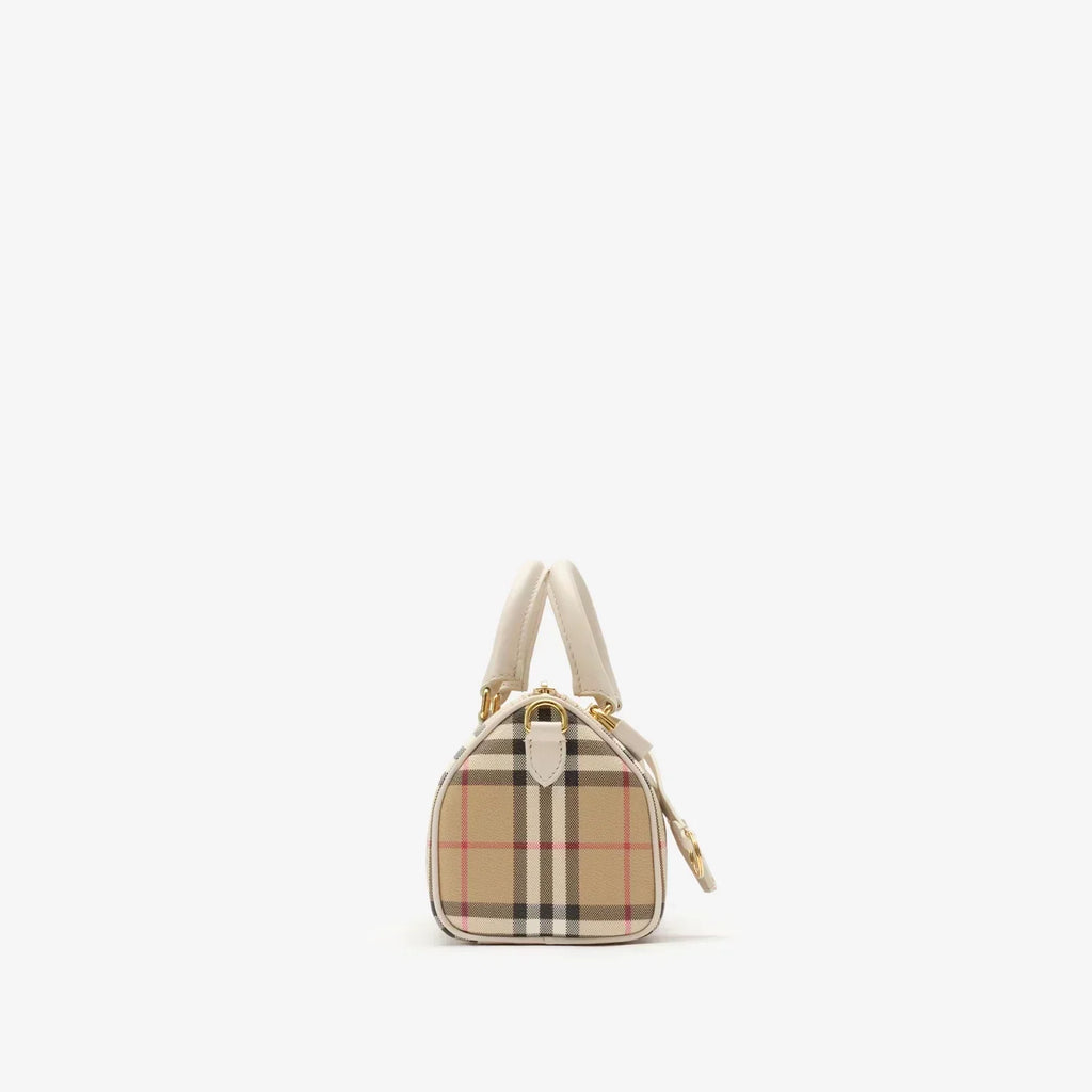 Burberry Mini Check Bowling Bag product image 2, provided for visual reference and product detail review