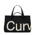 Curves Knit Tote (Black) product image 1, provided for visual reference and product detail review