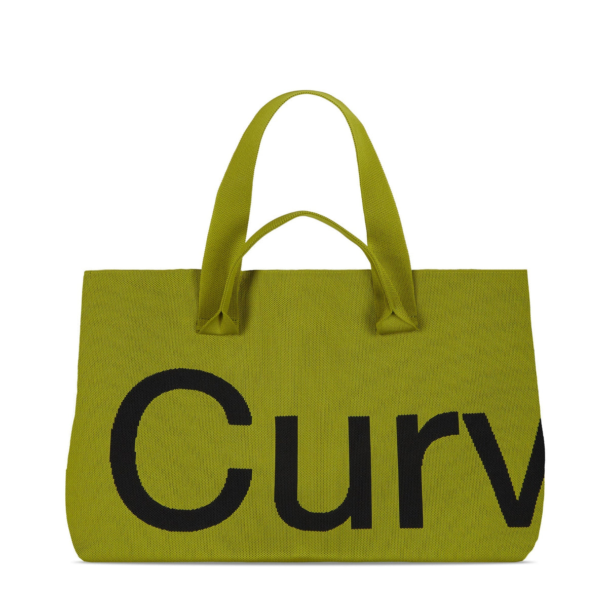 Curves Knit Tote (Lemongrass) product image 1, provided for visual reference and product detail review