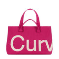 Curves Knit Tote (Raspberry) product image 1, provided for visual reference and product detail review