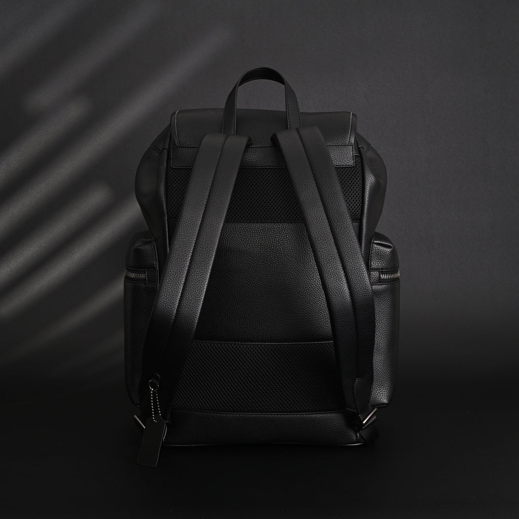 Prada Nylon & Leather Multi-Pocket Backpack – Black - Classic Black product image 7, provided for visual reference and